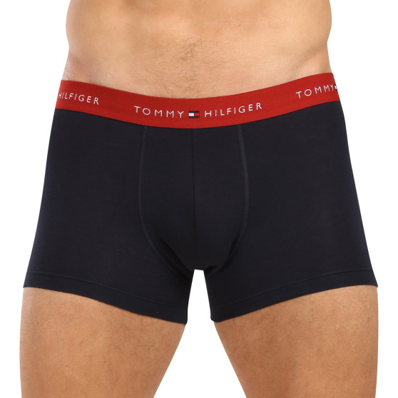 3PACK Boxershorts för herrar Tommy Hilfiger mörkblå (UM0UM02763 0WR)