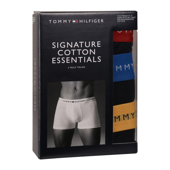 3PACK Boxershorts för herrar Tommy Hilfiger mörkblå (UM0UM02763 0WR)