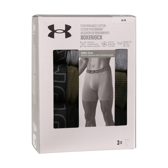 3PACK Boxershorts för herrar Under Armour multicolour (1383889 709)