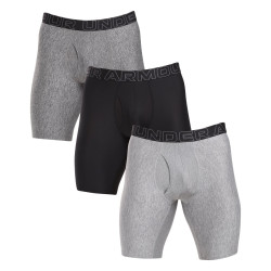 3PACK Boxershorts för herrar Under Armour svart (1383880 001)