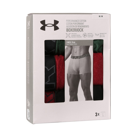 3PACK Boxershorts för herrar Under Armour multicolour (1383891 302)