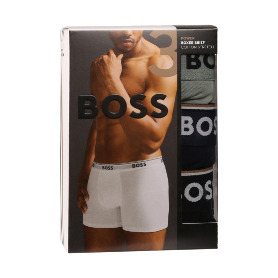 3PACK Boxershorts för herrar BOSS multicolour (50517828 970)