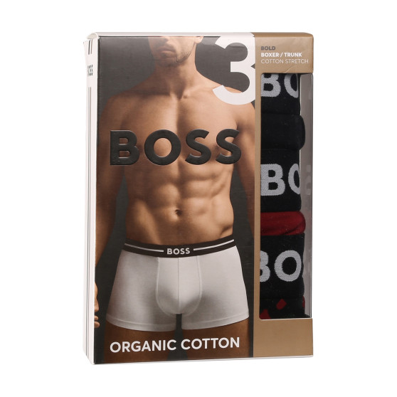 3PACK Boxershorts för herrar BOSS multicolour (50514998 982)