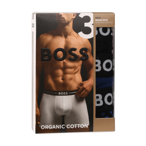 3PACK Boxershorts för herrar BOSS multicolour (50514998 982)