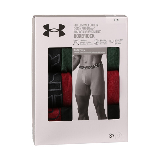 3PACK Boxershorts för herrar Under Armour multicolour (1383889 302)