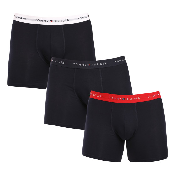 3PACK Boxershorts för herrar Tommy Hilfiger mörkblå (UM0UM02765 0UB)