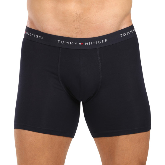 3PACK Boxershorts för herrar Tommy Hilfiger mörkblå (UM0UM02765 0UB)