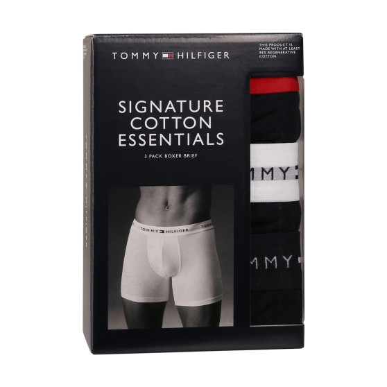 3PACK Boxershorts för herrar Tommy Hilfiger mörkblå (UM0UM02765 0UB)