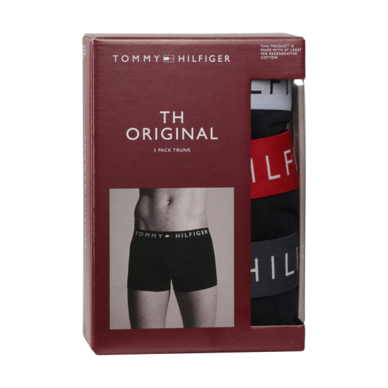 3PACK Boxershorts för herrar Tommy Hilfiger mörkblå (UM0UM03181 0R1)