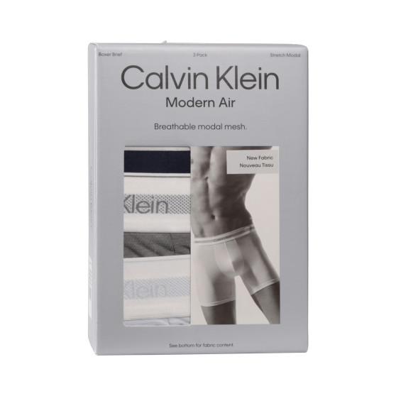 3PACK Boxershorts för herrar Calvin Klein multicolour (NB3130A-N2M)