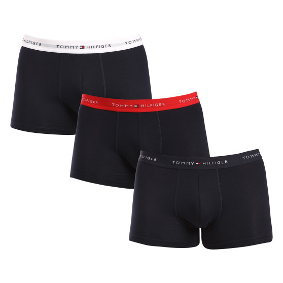 3PACK Boxershorts för herrar Tommy Hilfiger mörkblå (UM0UM02765 0UB)