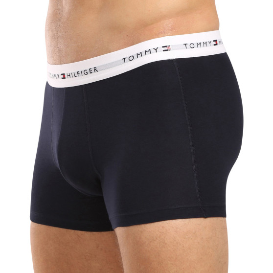 3PACK Boxershorts för herrar Tommy Hilfiger mörkblå (UM0UM02763 0W3)