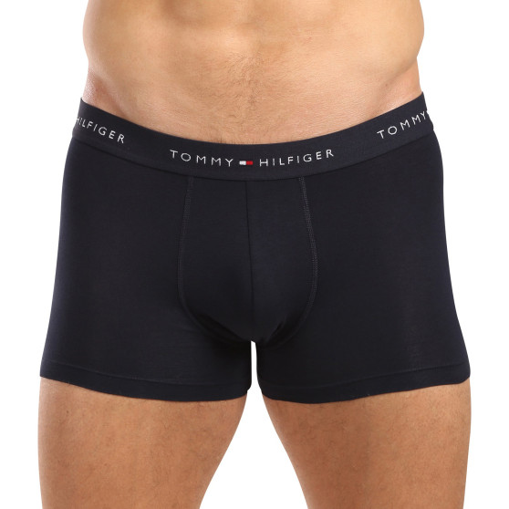 3PACK Boxershorts för herrar Tommy Hilfiger mörkblå (UM0UM02763 0W3)