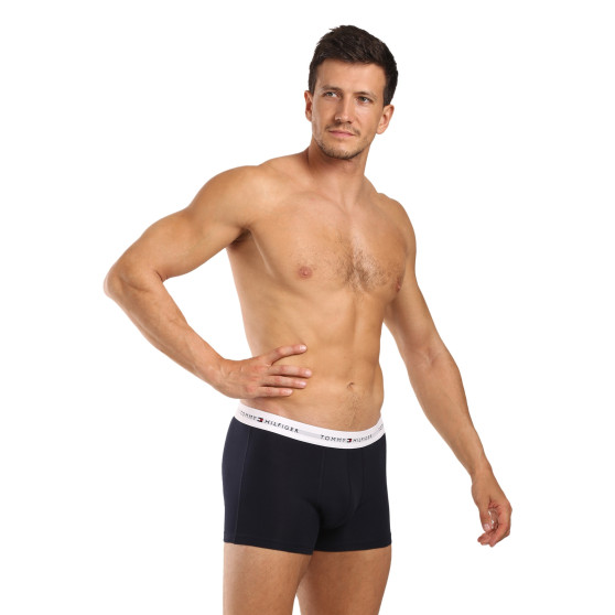 3PACK Boxershorts för herrar Tommy Hilfiger mörkblå (UM0UM02763 0W3)