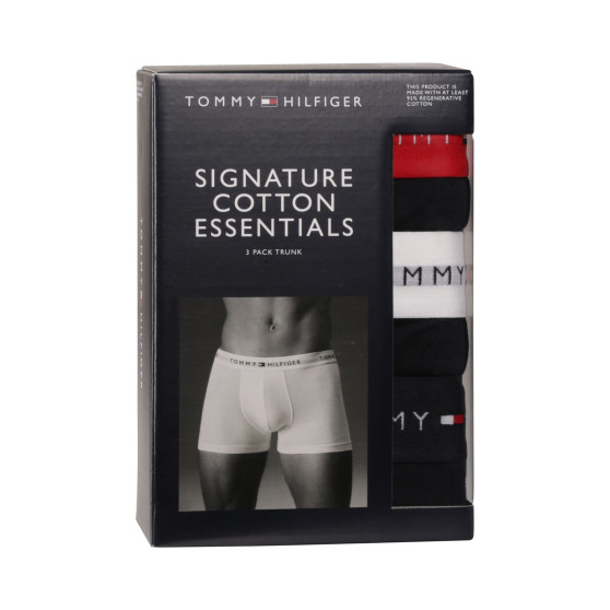 3PACK Boxershorts för herrar Tommy Hilfiger mörkblå (UM0UM02763 0W3)