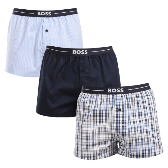 3PACKBoxershorts för herrar BOSS flerfärgad (50505677 460)