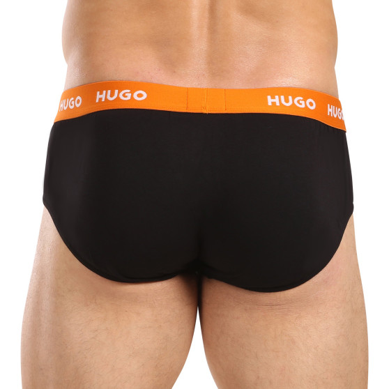 3PACK herrkalsonger HUGO svart (50492378 002)