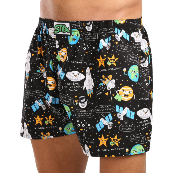 Boxershorts för herrar Styx art klassiskt gummi överdimensionerat universe (E1758)