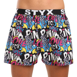 Boxershorts för herrar Styx art sports gummi Pink Bubble (B1058)