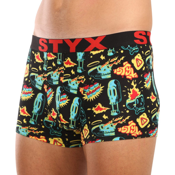 Styx Boxershorts för män konst sport gummi toohot (G1458)