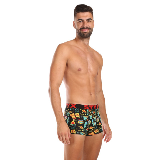 Styx Boxershorts för män konst sport gummi toohot (G1458)