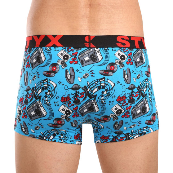 Styx Boxershorts för män konst sport gummi musik (G1558)