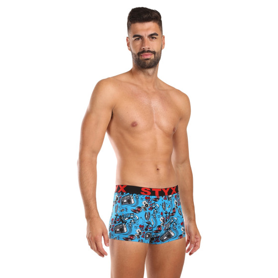 Styx Boxershorts för män konst sport gummi musik (G1558)