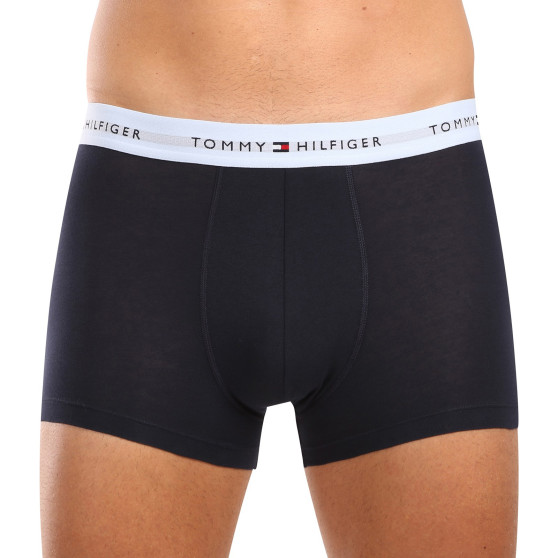 3PACK Boxershorts för herrar Tommy Hilfiger mörkblå (UM0UM02763 0T3)