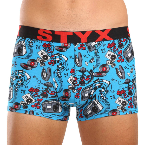 3PACK Boxershorts för herrar Styx art sports gummi multicolour (3G15780)