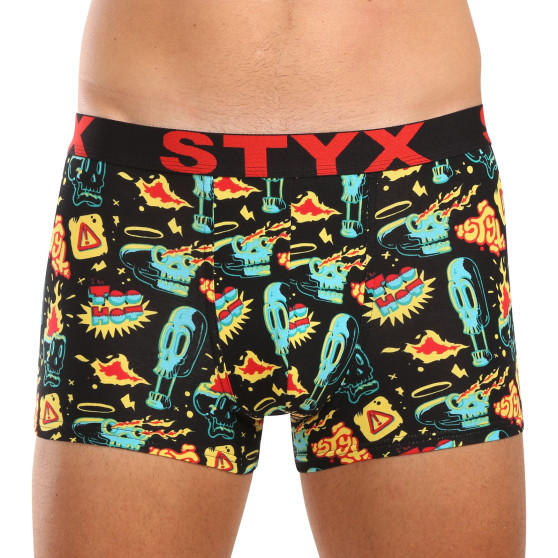 3PACK Boxershorts för herrar Styx art sports gummi multicolour (3G13198)