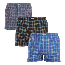 3PACKBoxershorts för herrar Andrie flerfärgad (PS 5821)