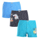 3PACKBoxershorts för herrar Andrie flerfärgad (PS 5826)