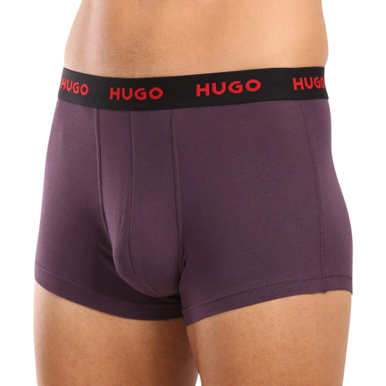 3PACK Boxershorts för herrar HUGO multicolour (50517878 987)