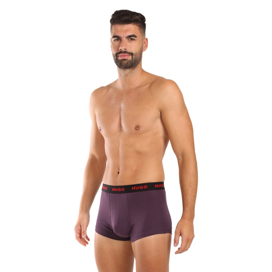 3PACK Boxershorts för herrar HUGO multicolour (50517878 987)