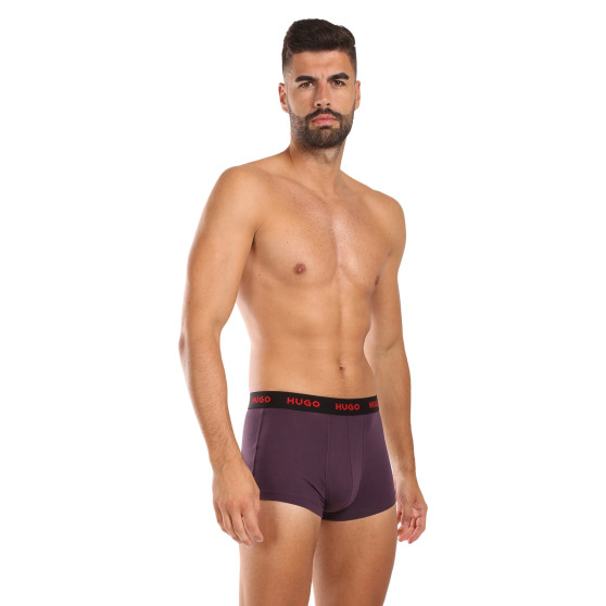 3PACK Boxershorts för herrar HUGO multicolour (50517878 987)