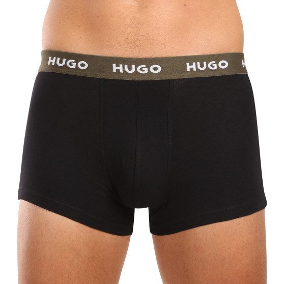 3PACK Boxershorts för herrar HUGO svart (50517878 988)