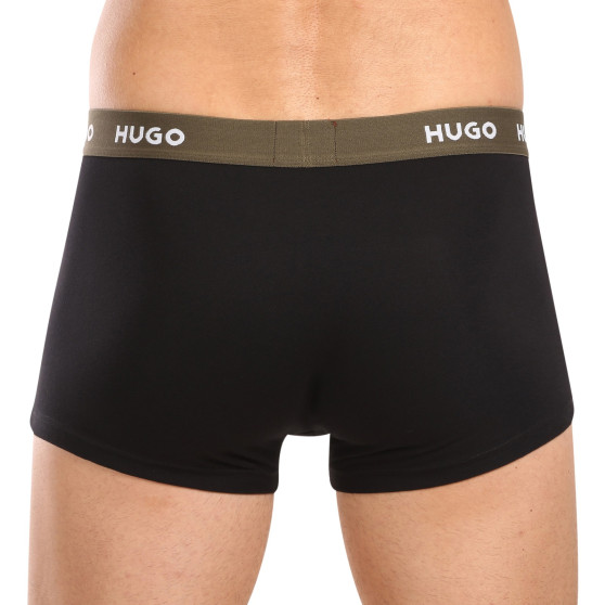 3PACK Boxershorts för herrar HUGO svart (50517878 988)