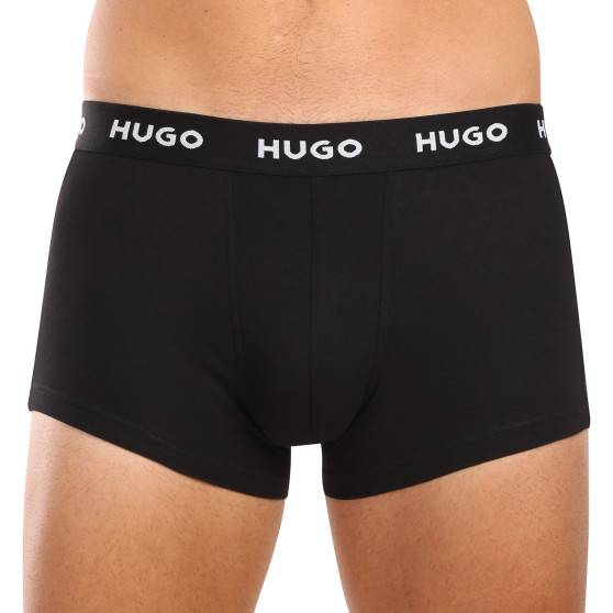 3PACK Boxershorts för herrar HUGO svart (50517878 988)