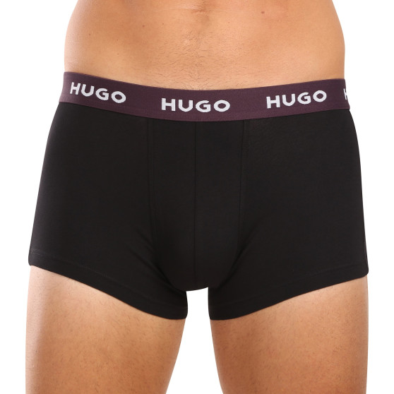 3PACK Boxershorts för herrar HUGO svart (50517878 988)