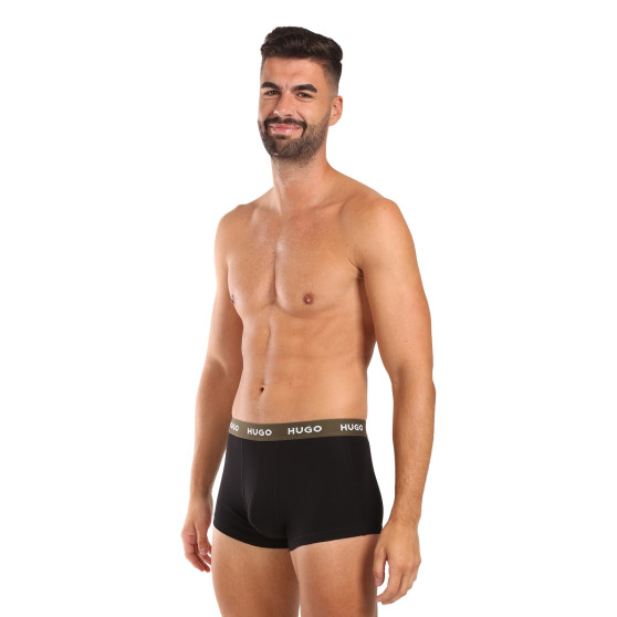 3PACK Boxershorts för herrar HUGO svart (50517878 988)