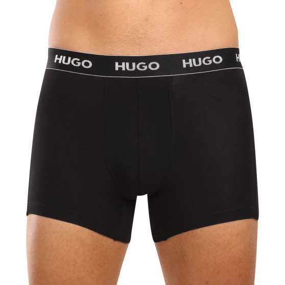 3PACK Boxershorts för herrar HUGO svart (50517886 991)