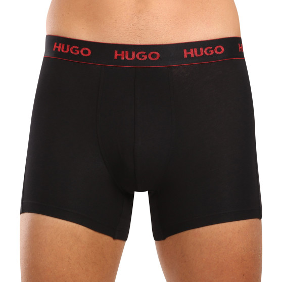 3PACK Boxershorts för herrar HUGO svart (50517886 991)