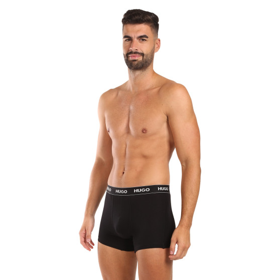 3PACK Boxershorts för herrar HUGO svart (50517886 991)