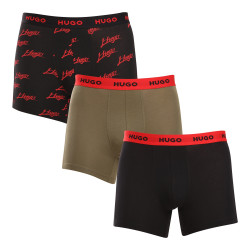 3PACK Boxershorts för herrar HUGO multicolour (50517887 984)