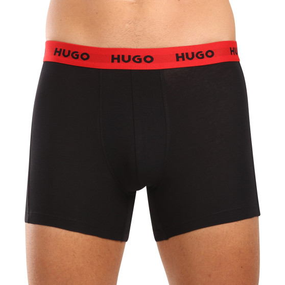 3PACK Boxershorts för herrar HUGO multicolour (50517887 984)