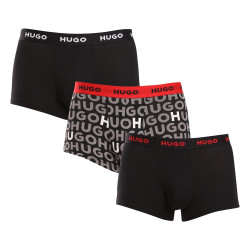 3PACK Boxershorts för herrar HUGO multicolour (50517894 980)