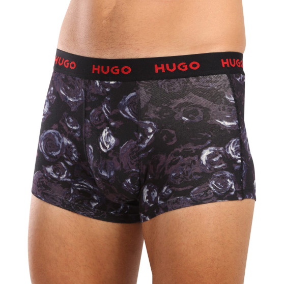 3PACK Boxershorts för herrar HUGO multicolour (50517894 982)