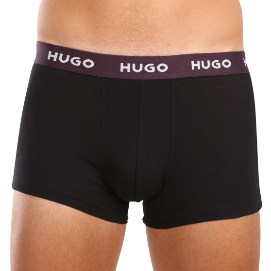 3PACK Boxershorts för herrar HUGO multicolour (50517894 982)