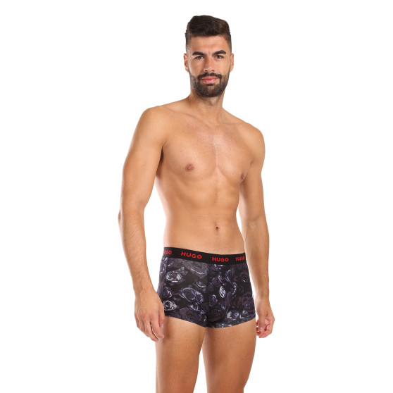 3PACK Boxershorts för herrar HUGO multicolour (50517894 982)