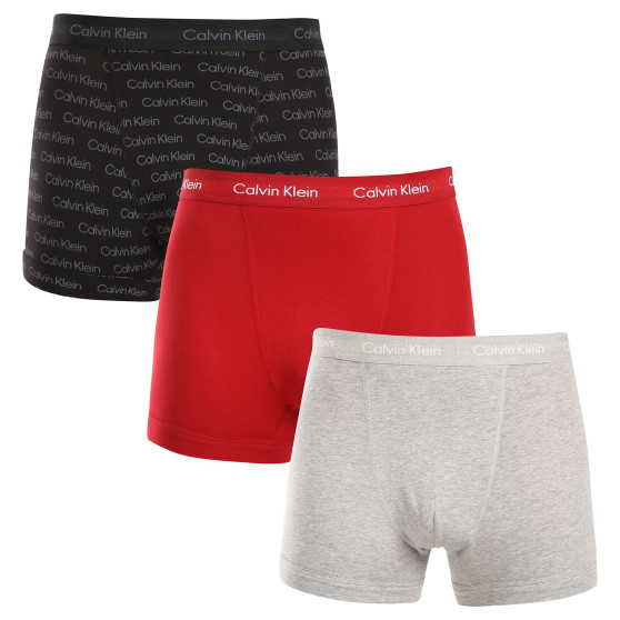 3PACK Boxershorts för herrar Calvin Klein multicolour (NB3056A-QYP)